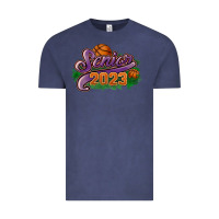 Vintage Denim Senior 2023 basketball Vintage Tee - HowdyJamesFarm