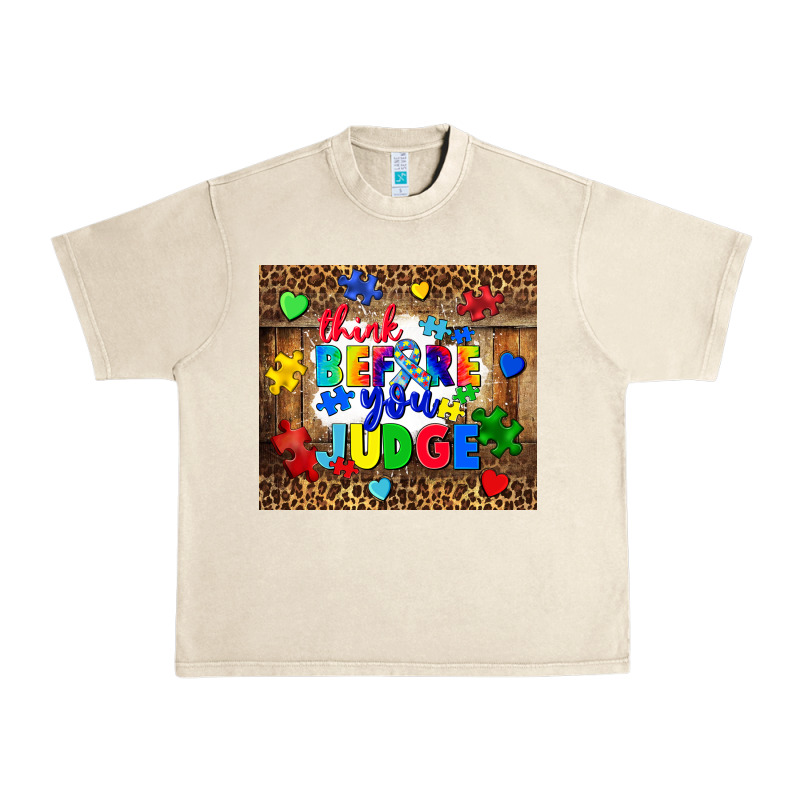 Think Before You Judge Urban Heavy Tee by CowGirlArtShop | Teevron
