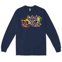 Navy inked mama mother's day Long Sleeve Tee - HowdyJamesFarm