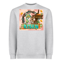 Heather Grey Easter Day He is risen 20oz skinny Heavyweight Sweatshirt - LillyAllenDesigns