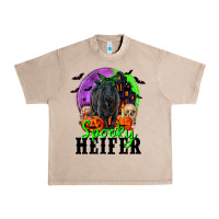 French Oak spooky heifer black angus Urban Heavy Tee - RanaPortraitStore