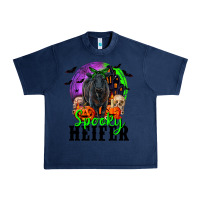 Navy spooky heifer black angus Urban Heavy Tee - RanaPortraitStore