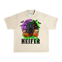 Sandshell spooky heifer black angus Urban Heavy Tee - RanaPortraitStore