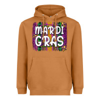 Meerkat mardi gras fleur de lis brush stroke Heavyweight Hoodie - Artiststas