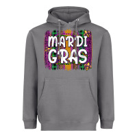 Storm mardi gras fleur de lis brush stroke Heavyweight Hoodie - Artiststas