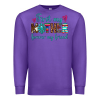 Purple first my mother forever my friend Premium Sweatshirt - Artiststas