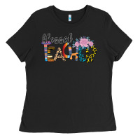 Black Blessed Teacher Ladies Tee - Bettercallsaul