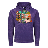 Cloud Purple crazy grateful thankful Vintage Hoodie - CowGirlArtShop