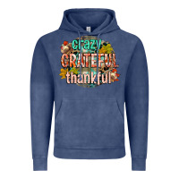 Vintage Denim crazy grateful thankful Vintage Hoodie - CowGirlArtShop