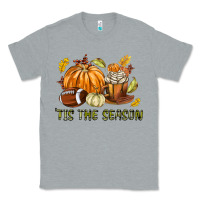 Heather Grey Tis The Season Fall Classic Tee - texasbilliewilder