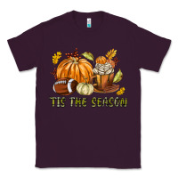 Plum Tis The Season Fall Classic Tee - texasbilliewilder