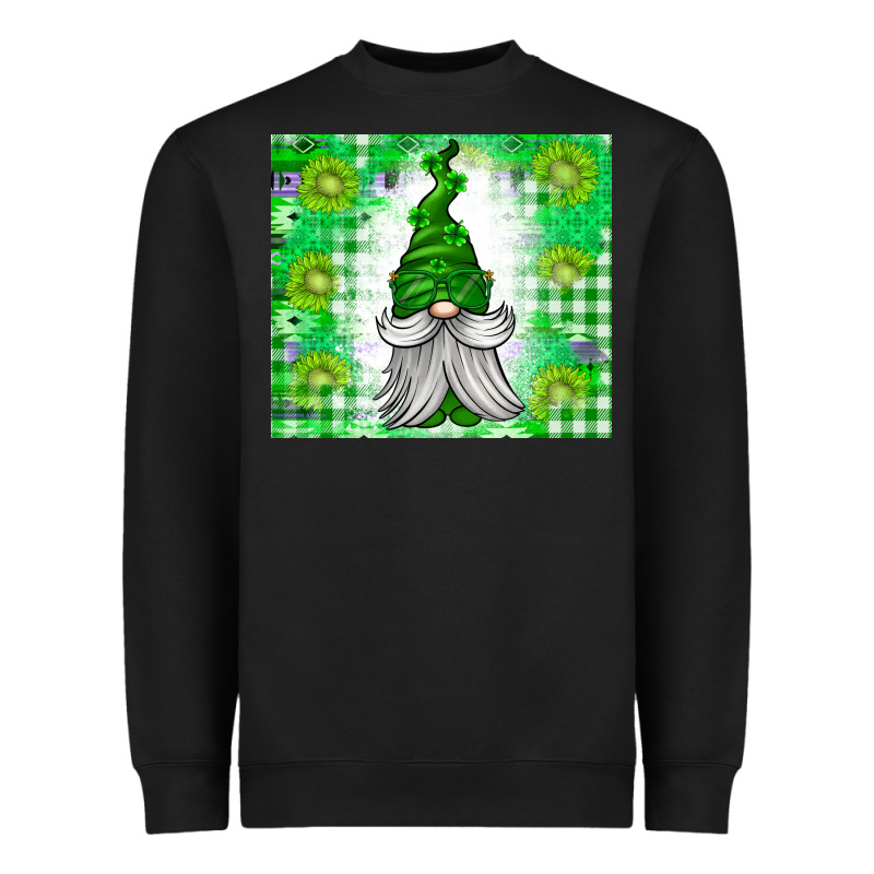 St. Patricks Day Gnome Heavyweight Sweatshirt by CowhideDigitalArt | Teevron