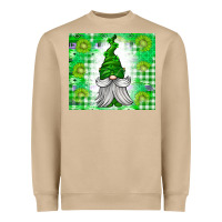 Mushroom St. Patricks Day Gnome Heavyweight Sweatshirt - CowhideDigitalArt