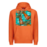 Carrot fall gnomes seamless pattern Premium Hoodie - BundleAndBundleShop