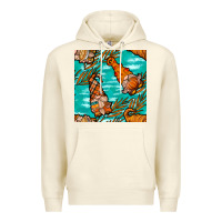 Sandshell fall gnomes seamless pattern Premium Hoodie - BundleAndBundleShop