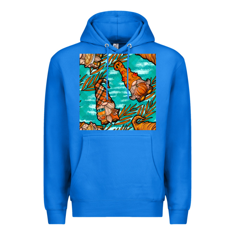 Fall Gnomes Seamless Pattern Premium Hoodie by BundleAndBundleShop | Teevron