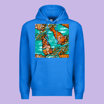 Fall Gnomes Seamless Pattern Premium Hoodie Designed By Bundleandbundleshop
