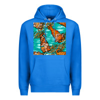 True Royal fall gnomes seamless pattern Premium Hoodie - BundleAndBundleShop