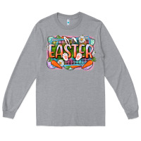 Heather Grey Easter Long Sleeve Tee - CowGirlArtShop