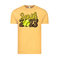 Vintage Mustard 2023 senior Softball Vintage Tee - HowdyJamesFarm