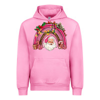 Fuchsia Pink pink christmas rainbow Urban Hoodie - AdoDesignShop
