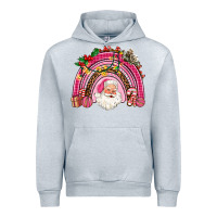 Heather Grey pink christmas rainbow Urban Hoodie - AdoDesignShop