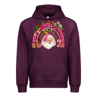 Mauve Wine pink christmas rainbow Urban Hoodie - AdoDesignShop
