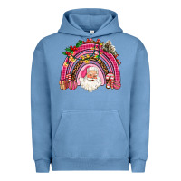 Pigment Pebble Blue pink christmas rainbow Urban Hoodie - AdoDesignShop