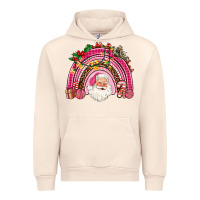 Sandshell pink christmas rainbow Urban Hoodie - AdoDesignShop