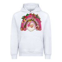 White pink christmas rainbow Urban Hoodie - AdoDesignShop