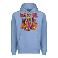 Colony Blue Basketball life afro girl sneakers Premium Hoodie - RanaPortraitStore