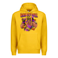 Lemon Basketball life afro girl sneakers Premium Hoodie - RanaPortraitStore