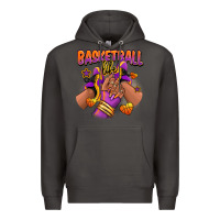 Smoke Basketball life afro girl sneakers Premium Hoodie - RanaPortraitStore