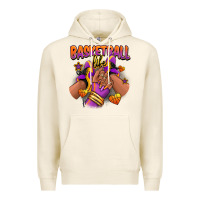 Tofu Basketball life afro girl sneakers Premium Hoodie - RanaPortraitStore