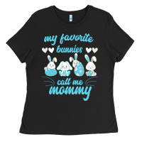 Black My Favorite Bunnies Call Me Mommy Ladies Tee - Bettercallsaul