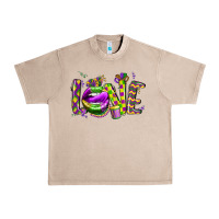 French Oak mardi gras love lips Urban Heavy Tee - CowGirlArtShop