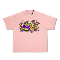 Salmon mardi gras love lips Urban Heavy Tee - CowGirlArtShop