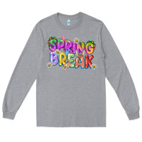 Heather Grey Spring break Easter Day Long Sleeve Tee - CowGirlArtShop