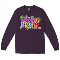 Plum Spring break Easter Day Long Sleeve Tee - CowGirlArtShop
