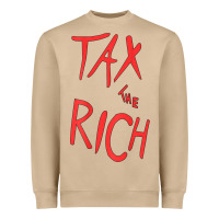 Mushroom tax the rich shirt (on back)political t shirts for women men t shirt Heavyweight Sweatshirt - minhPixels