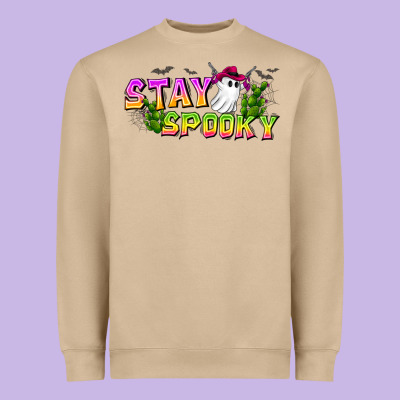 Stay Spooky Heavyweight Sweatshirt Designed By Cowhidedigitalart