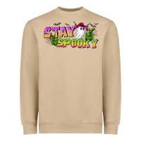 Mushroom Stay Spooky Heavyweight Sweatshirt - CowhideDigitalArt