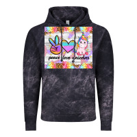 Cloud Black peace loeve unicorns Vintage Hoodie - CowGirlArtShop