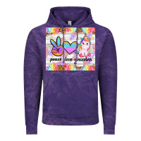 Cloud Purple peace loeve unicorns Vintage Hoodie - CowGirlArtShop