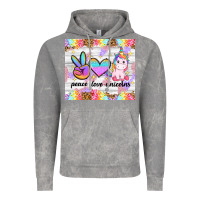 Cloud Rock peace loeve unicorns Vintage Hoodie - CowGirlArtShop
