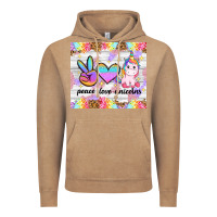 Vintage Coffee peace loeve unicorns Vintage Hoodie - CowGirlArtShop