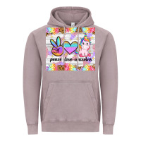 Vintage Zinc peace loeve unicorns Vintage Hoodie - CowGirlArtShop