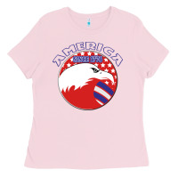 Bubblegum Pink America Since 1776 Ladies Tee - Bettercallsaul