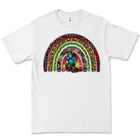 White Christmas cowboy boots rainbow Premium Tee - RanaPortraitStore