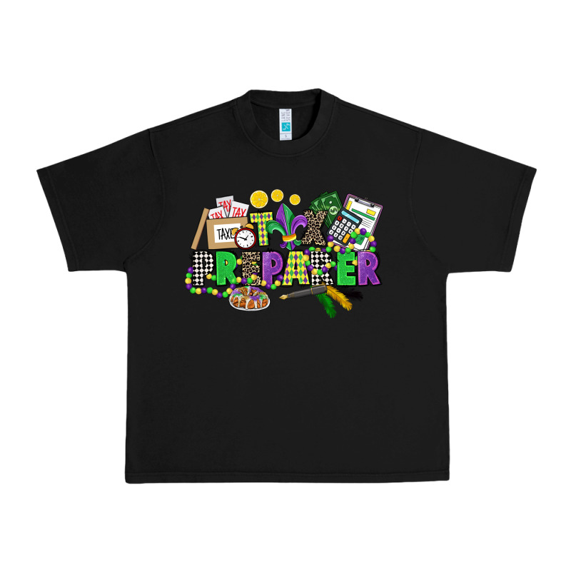 Tax Preparer Mardi Gras Urban Heavy Tee by CowGirlArtShop | Teevron
